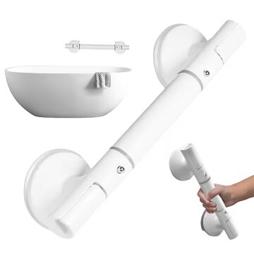 Sunup SN-29185 35 Cm Vantuzlu Kayma Düşme Önleyici Banyo Tuvalet Denge Tutacağı
