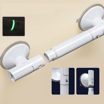 Sunup SN-29185 35 Cm Vantuzlu Kayma Düşme Önleyici Banyo Tuvalet Denge Tutacağı