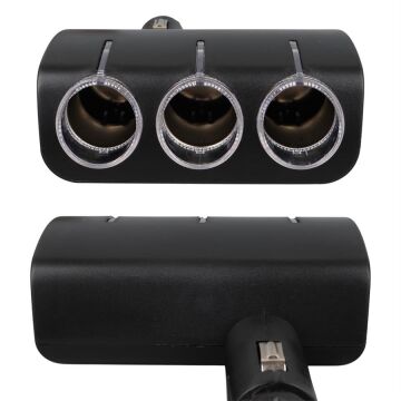 Olesson 1520 12-24V 120W 3'lü Araç Çakmak Çoklayıcı