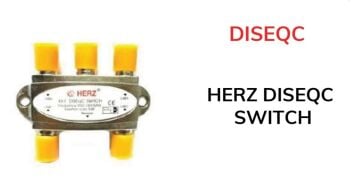 Herz 4x1 950-2400MHz 3dB Diseqc Switch Uydu Birleştirici