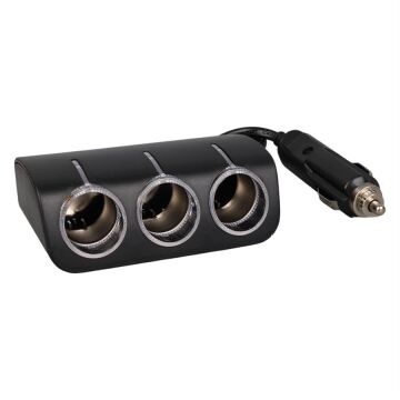 Olesson 1521 12-24V 120W 80 CM Kablolu 3'LÜ Araç Çakmak Çoklayıcı