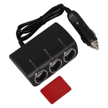 Olesson 1521 12-24V 120W 80 CM Kablolu 3'LÜ Araç Çakmak Çoklayıcı