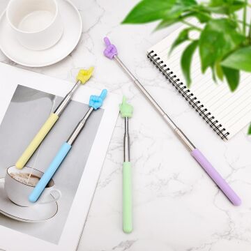 Sunup SN-29159 Parmak İşaretli Teleskobik İşaret Çubuğu Sunum Kalemi