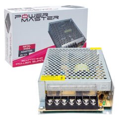 Powermaster PM-14056 12 Volt - 10 Amper - 120 Watt Metal Kasa Adaptör