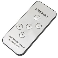 PowerMaster PM-8342 5 Giriş 1 Çıkış HDMI 2.0 4K@60Hz Switcher Toplayıcı Kumandalı