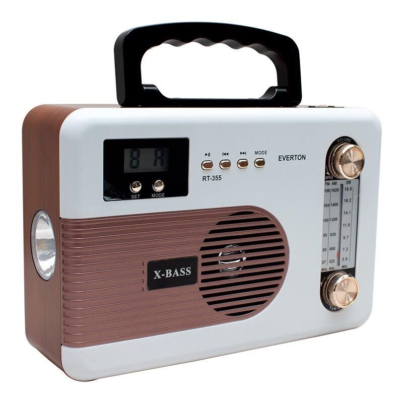 EVERTON RT-355BT BÜYÜK USB/SD/FM/AW/SW/AUX/BLUETOOTH DESTEKLİ MÜZİK KUTUSU