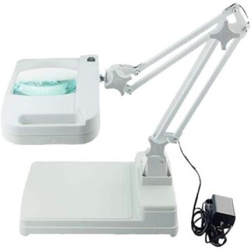 Nikula-5X 10X Büyüteç - LED Işıklı Süper Parlak Enerji Tasarruflu Masa Lambası