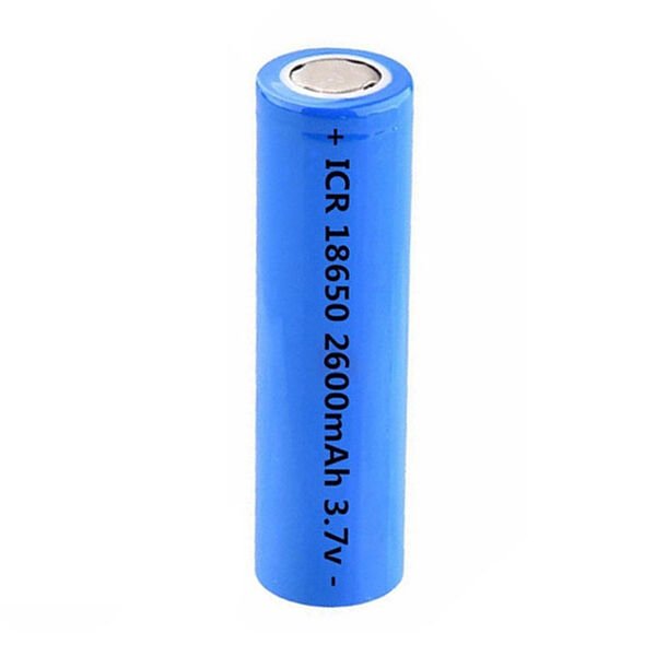 PowerMaster PM-17646 3.7 Volt 2600mAh LI-ION 18650 Başlıklı Şarj Edilebilir Lityum Pil