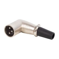Canon Fiş Erkek 90 Derece L Tip XLR Jack Fiş