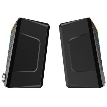 Lenovo Lecoo DS104 Kablolu Usb + 3.5Mm Jack 6W 80dB Rgb Işıklı 1+1 Gaming Speaker - Hoparlör