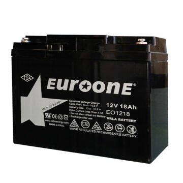 Euroone EO1218 12 Volt 18 Amper Bakımsız Kuru AGM Akü