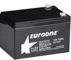 Euroone EO-1212 12 Volt - 12 Amper Bakımsız Kuru Akü