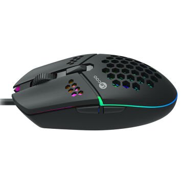 Lenovo Lecoo MS105 3200 DPI 6 Tuşlu Kablolu RGB Led Aydınlatmalı Gaming Oyuncu Mouse