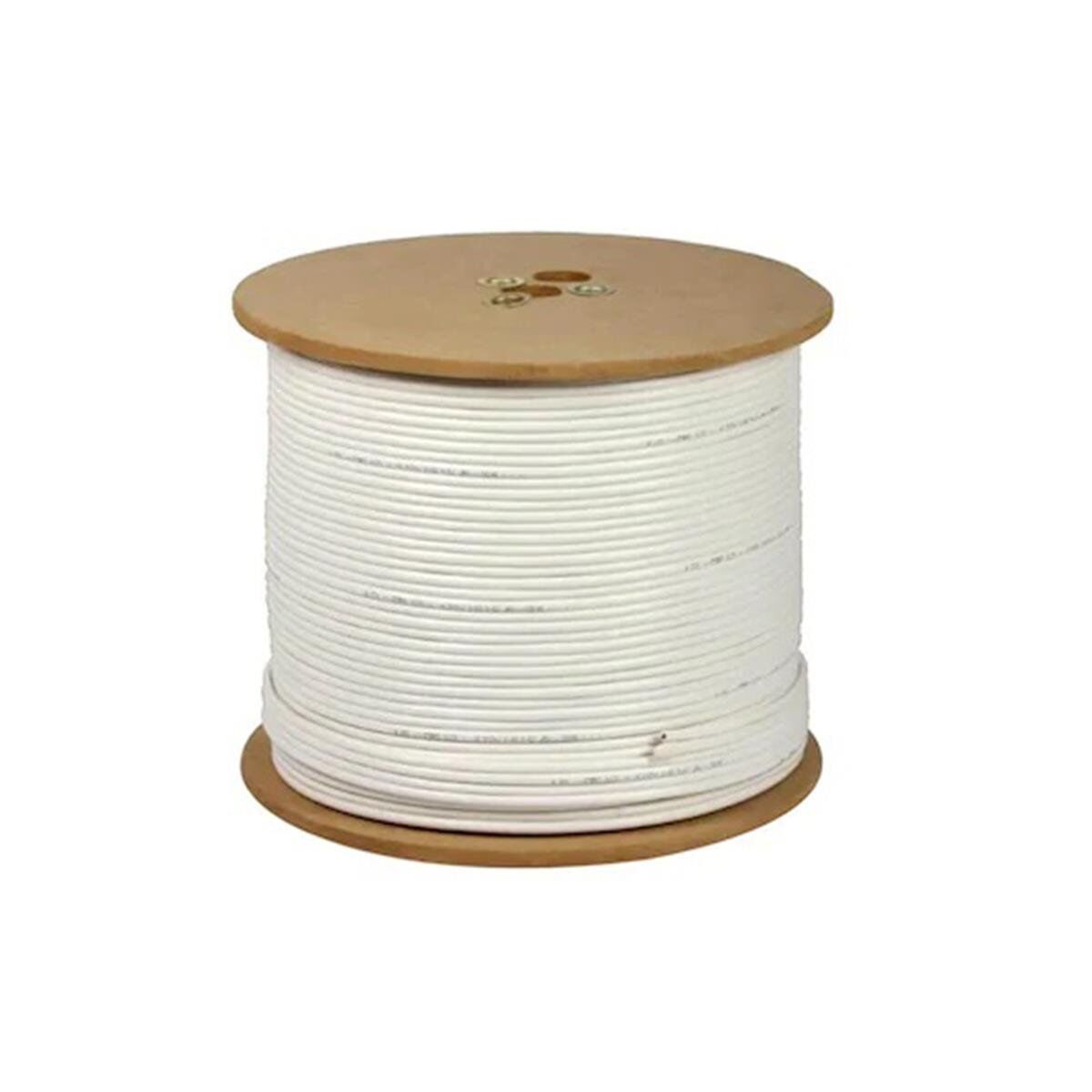 Zibox Trishield 300 Metre RG6/U6 Coaxial Anten Kablosu CCA Sargı Çift Özel Folyo Sargı