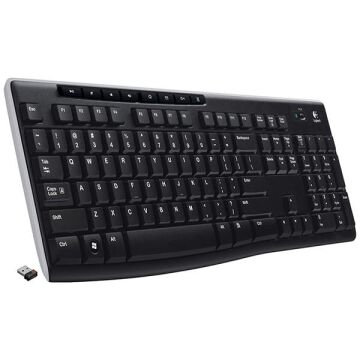 Logitech K270 Kablosuz USB Q TR Multimedya Siyah Klavye