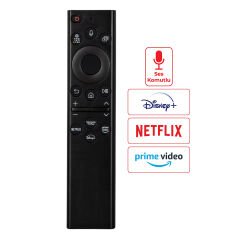 Samsung Tv Uyumlu BN59-01385B RM-G2300 V2 Netflix Prime Video Samsung Tv Plus-Disney+ Tuşlu Ses Komutlu Lcd Led Tv Kumandası