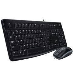 Logitech MK120 Usb Q Siyah Kablolu Klavye + Mouse Set