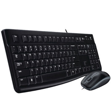 Logitech MK120 Usb Q Siyah Kablolu Klavye + Mouse Set