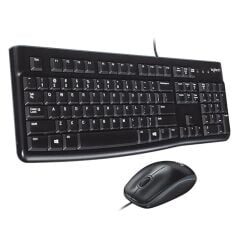 Logitech MK120 Usb Q Siyah Kablolu Klavye + Mouse Set