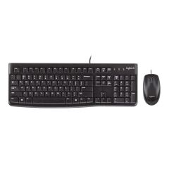 Logitech MK120 Usb Q Siyah Kablolu Klavye + Mouse Set