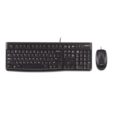 Logitech MK120 Usb Q Siyah Kablolu Klavye + Mouse Set