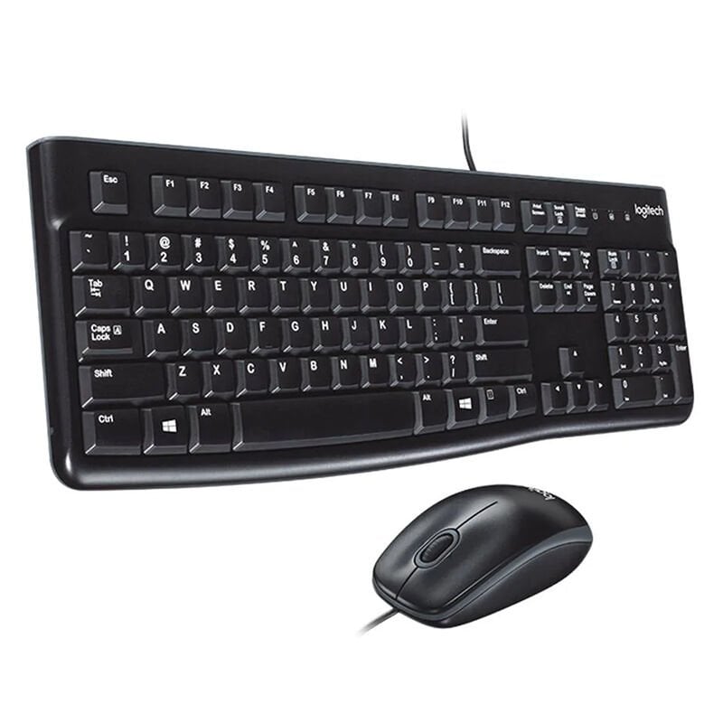Logitech MK120 Usb Q Siyah Kablolu Klavye + Mouse Set