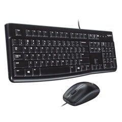 Logitech MK120 Usb Q Siyah Kablolu Klavye + Mouse Set