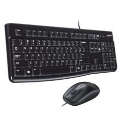 Logitech MK120 Usb Q Siyah Kablolu Klavye + Mouse Set
