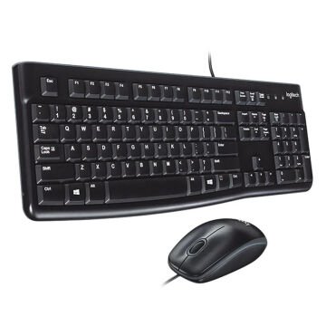 Logitech MK120 Usb Q Siyah Kablolu Klavye + Mouse Set