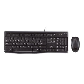 Logitech MK120 Usb Q Siyah Kablolu Klavye + Mouse Set