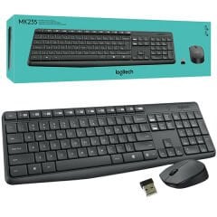 Logitech MK235 Kablosuz Q Klavye Mouse Seti