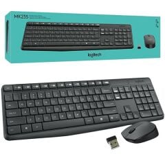 Logitech MK235 Kablosuz Q Klavye Mouse Seti