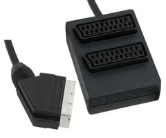 Scart 1/2 Scart Dağıtıcı Siyah
