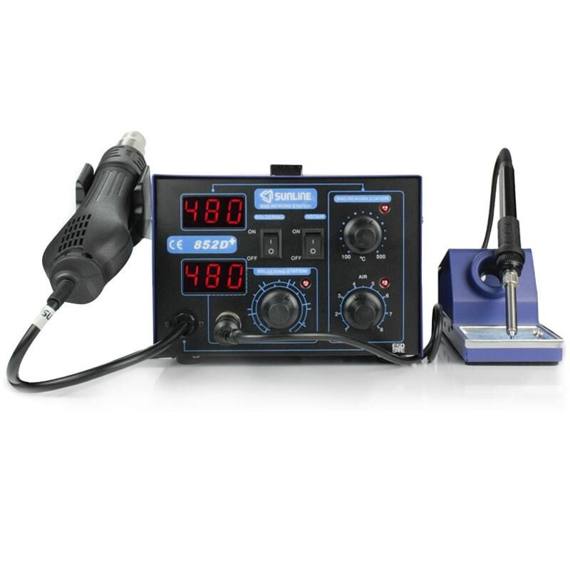 Sunline 852D+ Brushless Sıcak Hava Üflemeli Havya İstasyonu