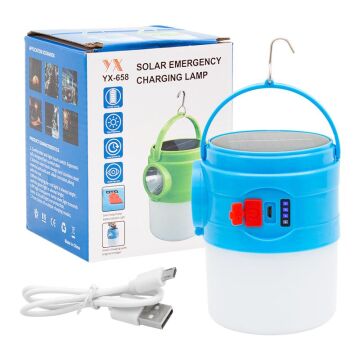 Powermaster 100W Çok Fonksiyonlu Solar Acil Durum Lambası PM-17840