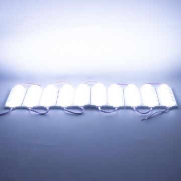 POWERMASTER MODÜL LED 12V 4W SOĞUK BEYAZ 3030 10 X 53.8MM IP65 260-280LM 180 DERECE (20 ADET)