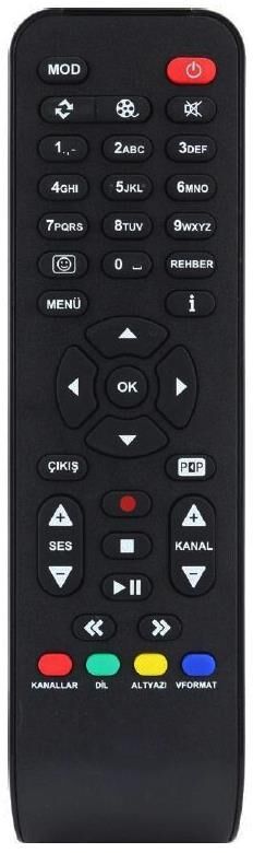 Digitürk Hd Model Uydu Kumandası