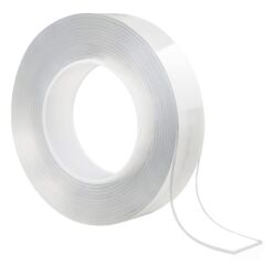 Sunup SN-24358 20mm 3 Metre Çift Taraflı Nano Teknoloji Süper Yapıştırıcı Şeffaf Bant