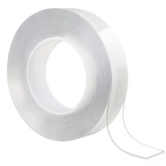 Sunup 30mm 3 Metre Çift Taraflı Nano Teknoloji Süper Yapıştırıcı Şeffaf Bant