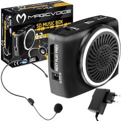 Magicvoice MV-17450 USB-SD Kart Girişli Şarjlı Mini Seyyar Rehber Anfisi