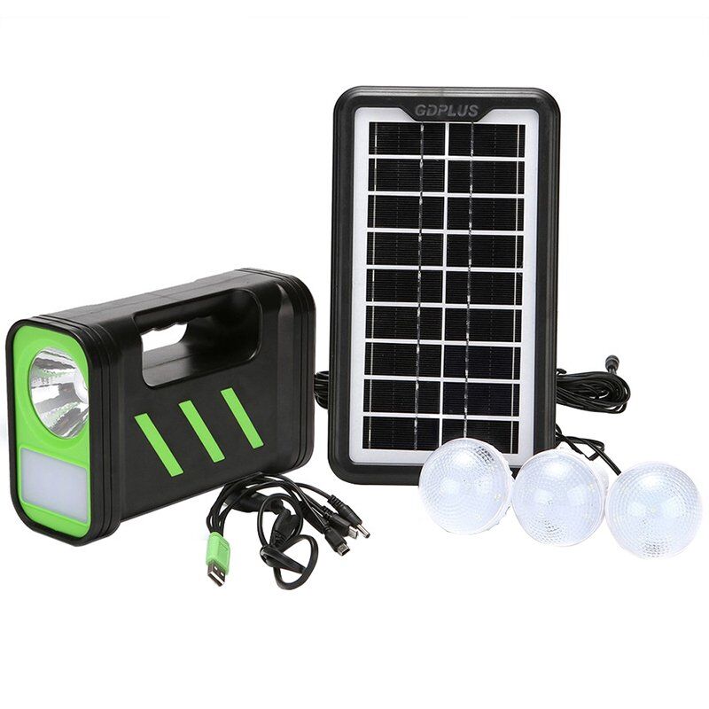 Powermaster GD-12 Solar Panelli 3 Ampullü Solar Işıldak Fener