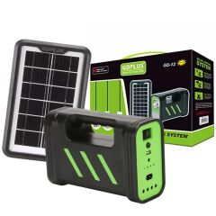 Powermaster GD-12 Solar Panelli 3 Ampullü Solar Işıldak Fener