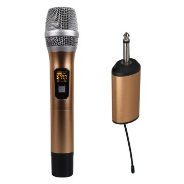 Magicvoice MV-1301E UHF Ekranlı Kablosuz 1 El Telsiz Mikrofonu