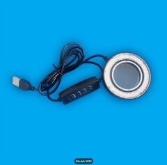 Mikroskop Aydınlatıcı Halka Işık Kaynağı Ubs Ayarlanabilir