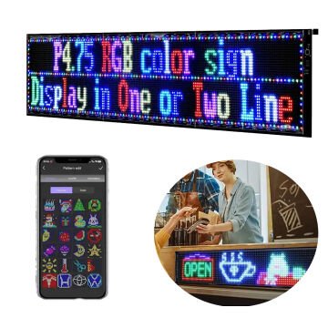 Powermaster PM-23827 20x82cm Kayan Yazı Led Tabela