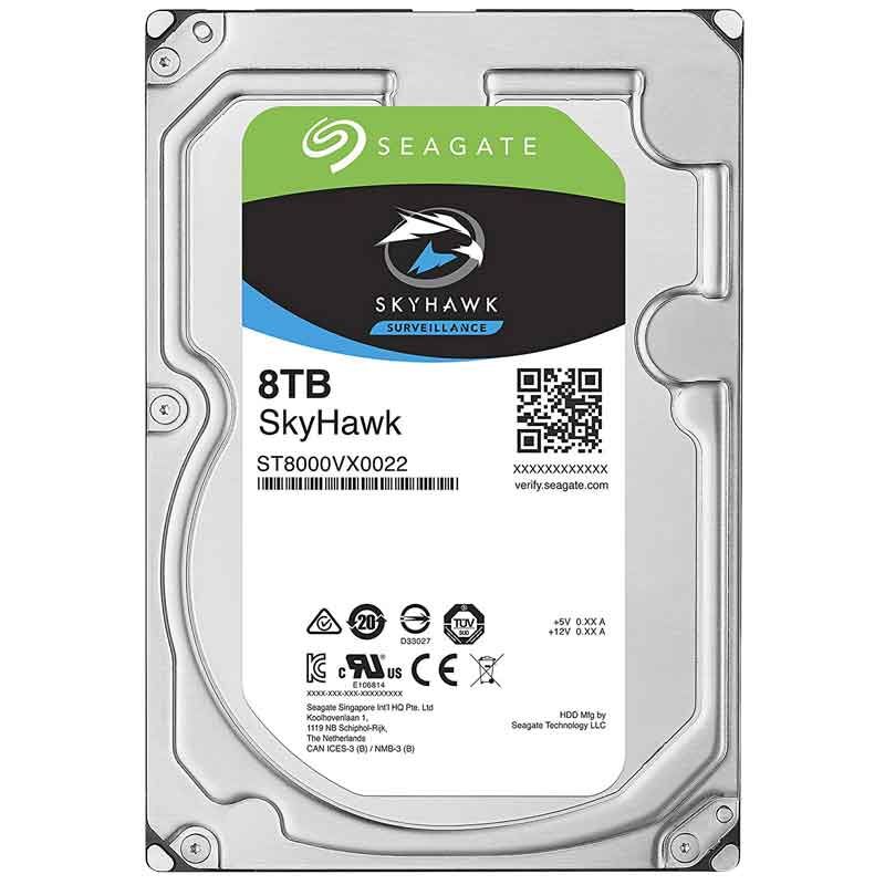 Seagate Skyhawk 3.5'' 8 TB Sata3 7200 Rpm 7-24 Güvenlik Harddisk ST8000VX0022