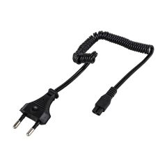 220 Volt Spiral Model Ceyran Power Kablo 1 Metre (Traş Makineleri-Işıldaklar İçin)