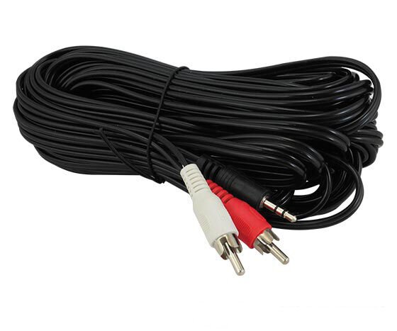 2RCA-3.5mm Stereo Kablo 10 Metre