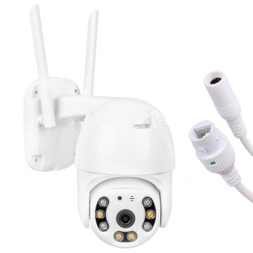 PowerMaster 2mp 3.6mm 1080P Wifi Speed Dome PTZ Kamera Poe + 12V