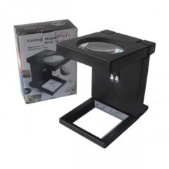 Nikula-Katlanır Plastık,Led Işıklı Test Cihazı Büyüteç 2.5x90mm